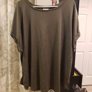 Ava Viv Olive Green Top